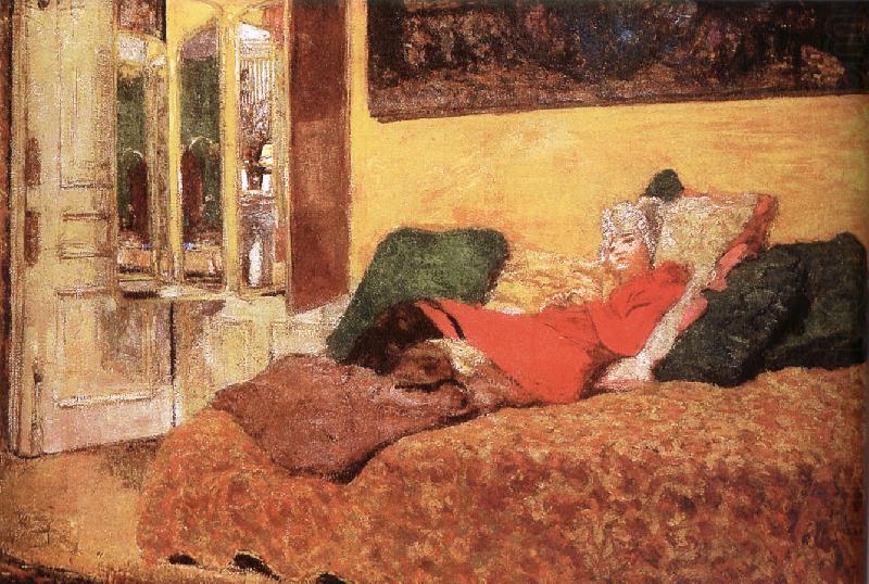 Edouard Vuillard Lucy s black china oil painting image